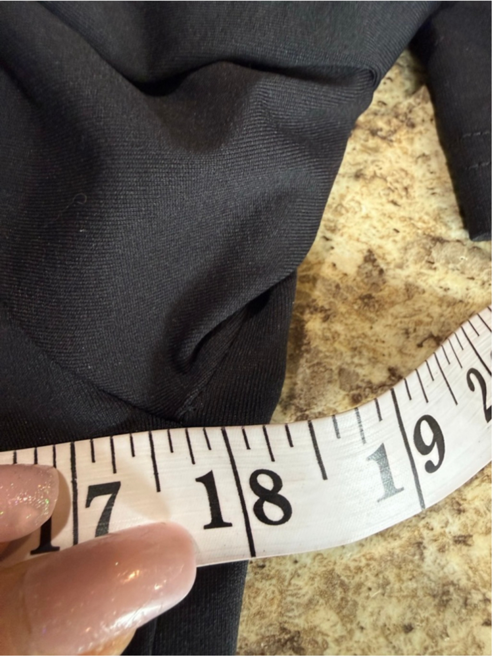 Women's OYS Black Long Sleeve Mini Dress L - Picture 9 of 11